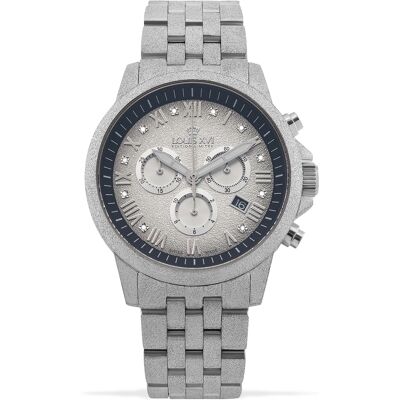 Louis XVI LXVI1081 Aramis Frosted Chronograph Herrenuhr 43mm 5ATM Louis XVI LXVI1081 Aramis Frosted Chronograph Herrenuhr 43mm 5ATM