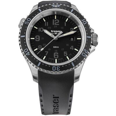 Traser H3 109377 P67 T25 SuperSub Black Herrenuhr 46mm Taucheruhr 50ATM Traser H3 109377 P67 T25 SuperSub Black Herrenuhr 46mm Taucheruhr 50ATM