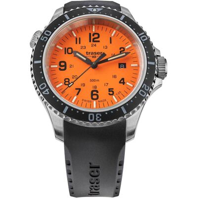 Traser H3 109380 P67 T25 SuperSub Orange Herrenuhr 46mm Taucheruhr 50ATM Traser H3 109380 P67 T25 SuperSub Orange Herrenuhr 46mm Taucheruhr 50ATM