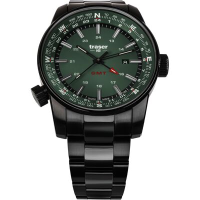 Traser H3 109525 P68 Pathfinder GMT Herrenuhr 46mm 10ATM Traser H3 109525 P68 Pathfinder GMT Herrenuhr 46mm 10ATM