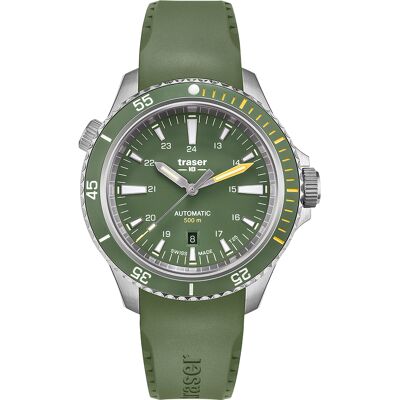 Traser H3 110327 P67 Diver Automatik Green Herrenuhr 46mm 50ATM Traser H3 110327 P67 Diver Automatik Green Herrenuhr 46mm 50ATM