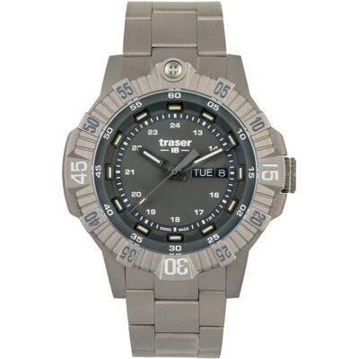 Traser H3 110666 Tactical Grau Titan Herrenuhr 46mm 20ATM Traser H3 110666 Tactical Grau Titan Herrenuhr 46mm 20ATM