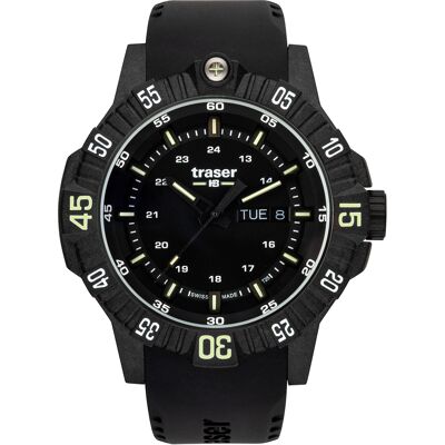 Traser H3 110723 P99 Q Tactical Black Herrenuhr 46mm 20ATM Traser H3 110723 P99 Q Tactical Black Herrenuhr 46mm 20ATM