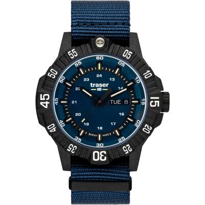 Traser H3 110724 P99 Q Tactical Blue Herrenuhr 46mm 20ATM Traser H3 110724 P99 Q Tactical Blue Herrenuhr 46mm 20ATM