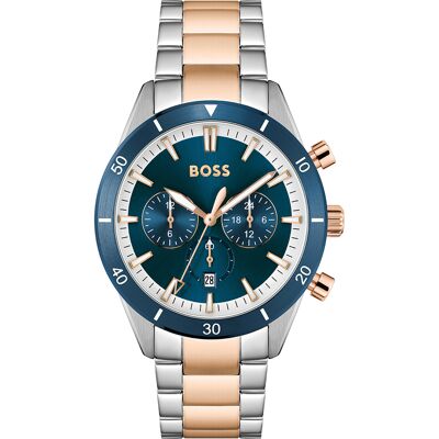 Boss 1513937 Santiago Chronograph Herrenuhr 45mm 5ATM Boss 1513937 Santiago Chronograph Herrenuhr 45mm 5ATM