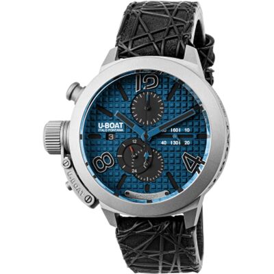 U-Boat 3003 Herrenuhr Classico Titanium Blue Automatik Chronograph 45mm 10ATM U-Boat 3003 Herrenuhr Classico Titanium Blue Automatik Chronograph 45mm 10ATM