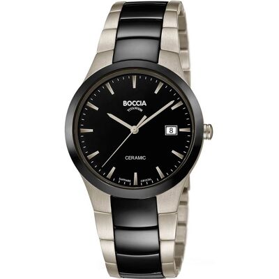 Boccia 3639-01 Herrenuhr Keramik Titanium 39mm 5ATM Boccia 3639-01 Herrenuhr Keramik Titanium 39mm 5ATM