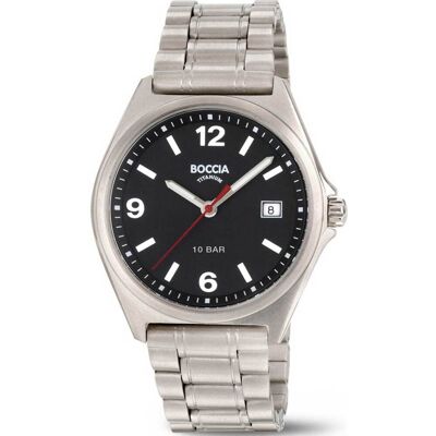 Boccia 3663-01 Herrenuhr Titanium 39mm 10ATM Boccia 3663-01 Herrenuhr Titanium 39mm 10ATM