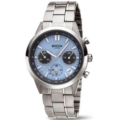 Boccia 3737-01 Herrenuhr Titanium Chronograph 41mm 5ATM Boccia 3737-01 Herrenuhr Titanium Chronograph 41mm 5ATM
