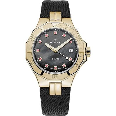Edox 53020-37JC-NANRUD Delfin Diver Damenuhr 38mm 20ATM Edox 53020-37JC-NANRUD Delfin Diver Damenuhr 38mm 20ATM