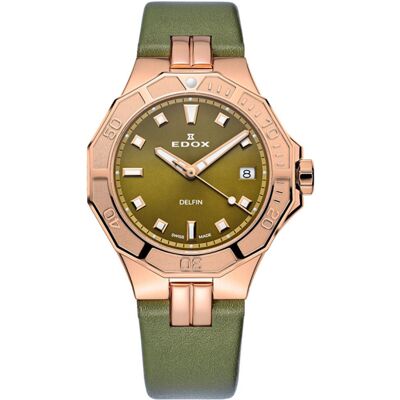 Edox 53020-37RC-VR Delfin Diver Damenuhr 38mm 20ATM Edox 53020-37RC-VR Delfin Diver Damenuhr 38mm 20ATM