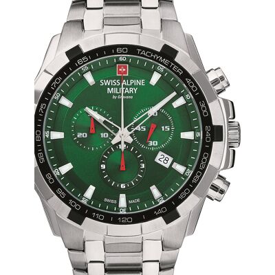 Swiss Alpine Military 7043.9134 Chronograph Herrenuhr 46mm 10ATM Swiss Alpine Military 7043.9134 Chronograph Herrenuhr 46mm 10ATM