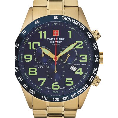 Swiss Alpine Military 7047.9115 Chronograph Herrenuhr 45mm 10ATM Swiss Alpine Military 7047.9115 Chronograph Herrenuhr 45mm 10ATM