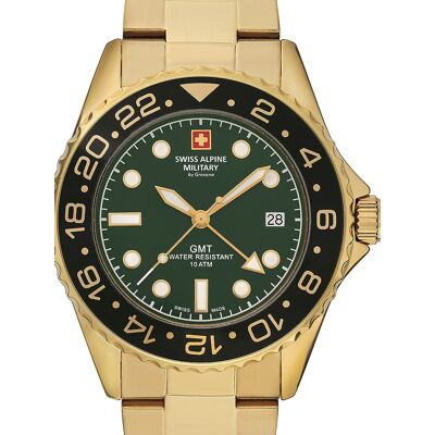 Swiss Alpine Military 7052.1114 Herrenuhr GMT 42mm 10ATM Swiss Alpine Military 7052.1114 Herrenuhr GMT 42mm 10ATM