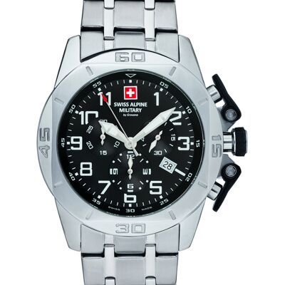 Swiss Alpine Military 7063.9137 Chronograph Herrenuhr 45mm 10ATM Swiss Alpine Military 7063.9137 Chronograph Herrenuhr 45mm 10ATM