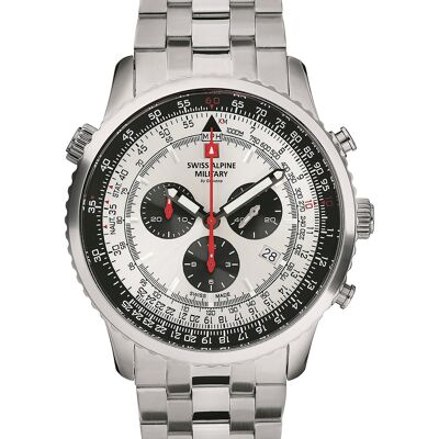 Swiss Alpine Military 7078.9132 Chronograph Herrenuhr 45mm 10ATM Swiss Alpine Military 7078.9132 Chronograph Herrenuhr 45mm 10ATM