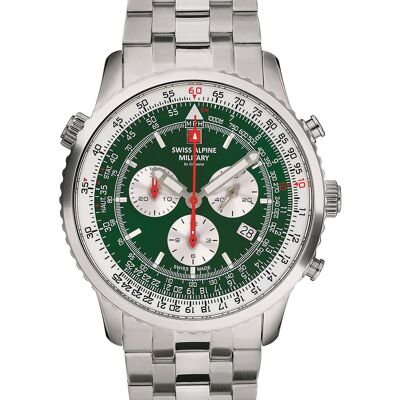 Swiss Alpine Military 7078.9134 Chronograph Herrenuhr 45mm 10ATM Swiss Alpine Military 7078.9134 Chronograph Herrenuhr 45mm 10ATM