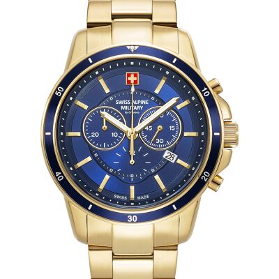 Swiss Alpine Military 7089.9115 Chronograph Herrenuhr 44mm 10ATM Swiss Alpine Military 7089.9115 Chronograph Herrenuhr 44mm 10ATM