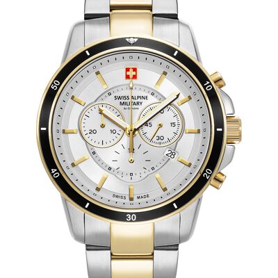 Swiss Alpine Military 7089.9142 Chronograph Herrenuhr 44mm 10ATM Swiss Alpine Military 7089.9142 Chronograph Herrenuhr 44mm 10ATM