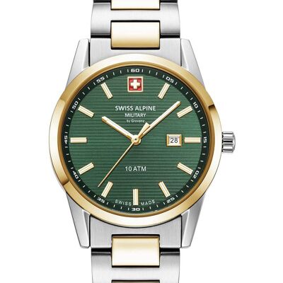 Swiss Alpine Military 7767.1144 Damenuhr Argos bicolor grün 34mm 10ATM Swiss Alpine Military 7767.1144 Damenuhr Argos bicolor grün 34mm 10ATM
