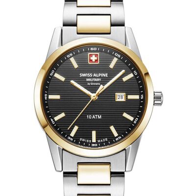 Swiss Alpine Military 7767.1147 Damenuhr Argos bicolor schwarz 34mm 10ATM Swiss Alpine Military 7767.1147 Damenuhr Argos bicolor schwarz 34mm 10ATM