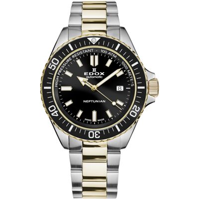 Edox 80120-357JM-NID Neptunian Automatik Herrenuhr 44mm 100ATM Edox 80120-357JM-NID Neptunian Automatik Herrenuhr 44mm 100ATM