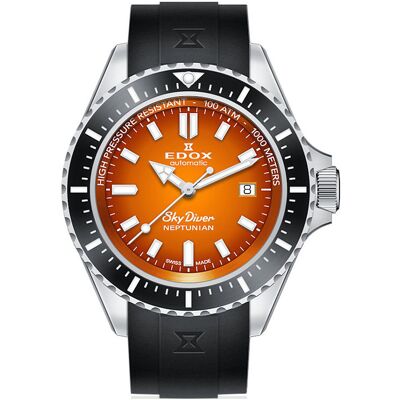 Edox 80120-3NCA-ODN Skydiver Neptunian Automatik Herrenuhr 44mm 100ATM Edox 80120-3NCA-ODN Skydiver Neptunian Automatik Herrenuhr 44mm 100ATM