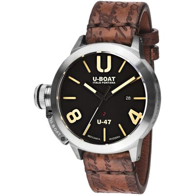 U-Boat 8105 Classico U-47 Automatik schwarz Herrenuhr 47mm 100M U-Boat 8105 Classico U-47 Automatik schwarz Herrenuhr 47mm 100M