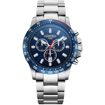 Roamer 861837 41 45 20 Herrenuhr Rimini Chronograph 45mm 10ATM Roamer 861837 41 45 20 Herrenuhr Rimini Chronograph 45mm 10ATM