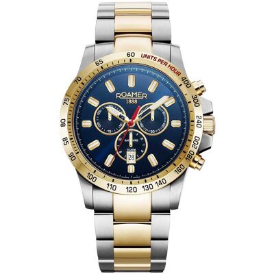 Roamer 861837 47 45 20 Herrenuhr Rimini Chronograph 45mm 10ATM Roamer 861837 47 45 20 Herrenuhr Rimini Chronograph 45mm 10ATM
