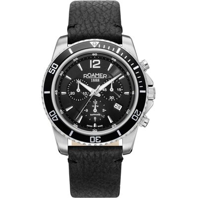 Roamer 862837 41 55 02 Herrenuhr Nautic Chrono 100 Chronograph 43mm 10ATM Roamer 862837 41 55 02 Herrenuhr Nautic Chrono 100 Chronograph 43mm 10ATM