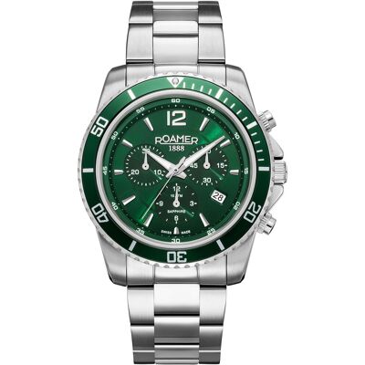 Roamer 862837 41 75 20 Herrenuhr Nautic Chrono 100 Chronograph 43mm 10ATM Roamer 862837 41 75 20 Herrenuhr Nautic Chrono 100 Chronograph 43mm 10ATM