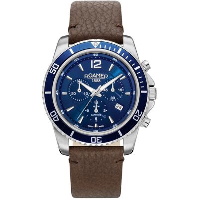 Roamer 862837 41 45 02 Herrenuhr Nautic Chrono 100 Chronograph 43mm 10ATM Roamer 862837 41 45 02 Herrenuhr Nautic Chrono 100 Chronograph 43mm 10ATM