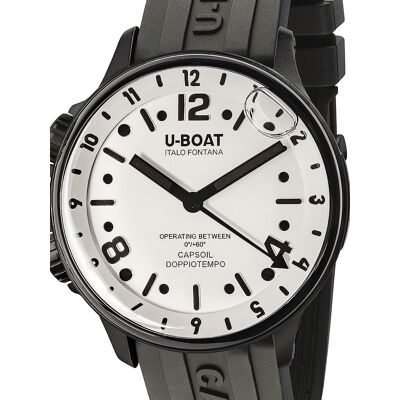 U-Boat 8889 Capsoil Doppiotempo DLC GMT Herrenuhr 45mm 10ATM U-Boat 8889 Capsoil Doppiotempo DLC GMT Herrenuhr 45mm 10ATM