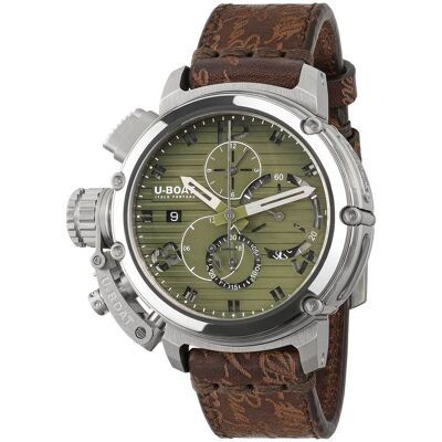 U-Boat 9591 Herrenuhr Chimera 46mm Chrono SS grün Automatik 10ATM U-Boat 9591 Herrenuhr Chimera 46mm Chrono SS grün Automatik 10ATM