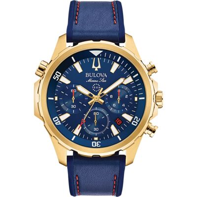 Bulova 97B168 Marine Star Chronograph Herrenuhr 43mm 10ATM Bulova 97B168 Marine Star Chronograph Herrenuhr 43mm 10ATM