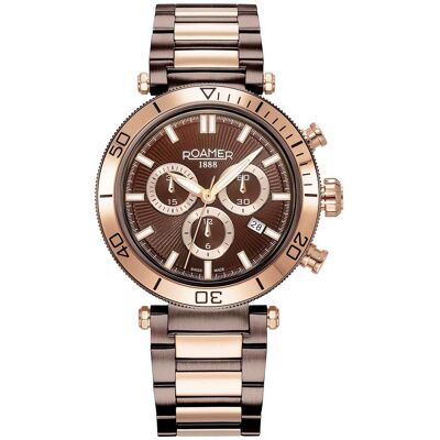Roamer 994837 47 65 20 Herrenuhr Toscana Chronograph 43mm 5ATM Roamer 994837 47 65 20 Herrenuhr Toscana Chronograph 43mm 5ATM