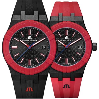 Maurice Lacroix AI2008-04000-400-J Aikon #tide Unisex Armbanduhr Quarz 40mm 10ATM Maurice Lacroix AI2008-04000-400-J Aikon #tide Unisex Armbanduhr Quarz 40mm 10ATM
