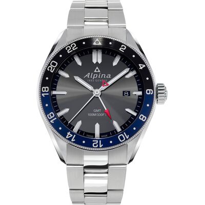 Alpina AL-247GB4E6B Alpiner GMT Herrenuhr 42mm 10ATM Alpina AL-247GB4E6B Alpiner GMT Herrenuhr 42mm 10ATM
