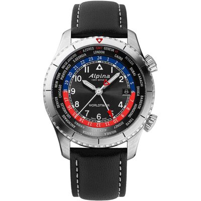 Alpina AL-255BRB4S26 Startimer Pilot Worldtimer Herrenuhr 41mm Alpina AL-255BRB4S26 Startimer Pilot Worldtimer Herrenuhr 41mm