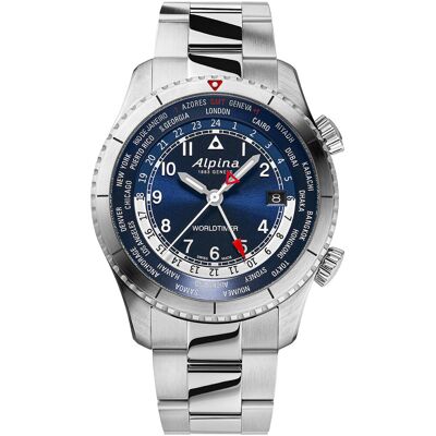 Alpina AL-255N4S26B Startimer Pilot Worldtimer Herrenuhr 41mm Alpina AL-255N4S26B Startimer Pilot Worldtimer Herrenuhr 41mm