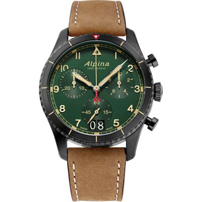 Alpina AL-372GR4FBS26 Startimer Pilot Chronograph Herrenuhr 41mm 10ATM Alpina AL-372GR4FBS26 Startimer Pilot Chronograph Herrenuhr 41mm 10ATM