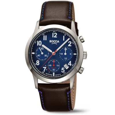 Boccia 3735-02 Herrenuhr Titanium Solar Chronograph 40mm 5ATM Boccia 3735-02 Herrenuhr Titanium Solar Chronograph 40mm 5ATM