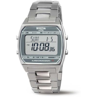 Boccia 3738-05 Herrenuhr Titanium Digital Chronograph 37mm 5ATM Boccia 3738-05 Herrenuhr Titanium Digital Chronograph 37mm 5ATM