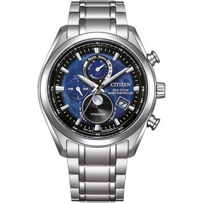 Citizen BY1010-81L Eco-Drive Mondphase Titanium Funkuhr Citizen BY1010-81L Eco-Drive Mondphase Titanium Funkuhr