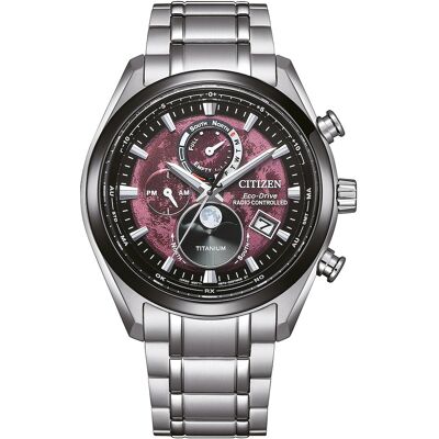 Citizen BY1018-80X Eco-Drive Mondphase Titanium Funkuhr Citizen BY1018-80X Eco-Drive Mondphase Titanium Funkuhr