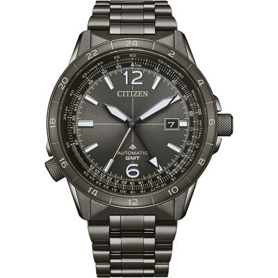 Citizen NB6045-51H Herrenuhr Automatik GMT 44,5 mm 20ATM Citizen NB6045-51H Herrenuhr Automatik GMT 44,5 mm 20ATM