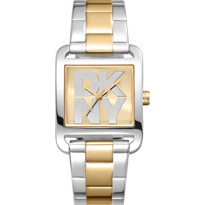 DKNY DK1L001M0075 Damenuhr City Maxi Two Tone Silver 37mm 3ATM DKNY DK1L001M0075 Damenuhr City Maxi Two Tone Silver 37mm 3ATM