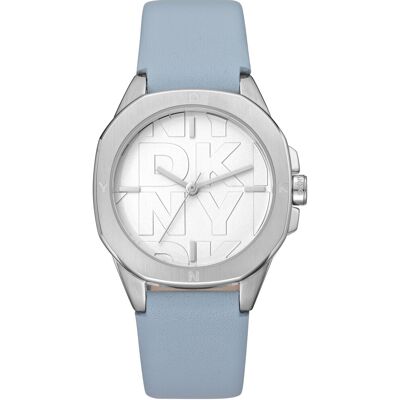 DKNY DK1L012L0015 Damenuhr Booklyn Midi Light Blue 34MM 5ATM DKNY DK1L012L0015 Damenuhr Booklyn Midi Light Blue 34MM 5ATM