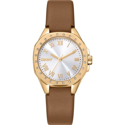 DKNY DK1L013L0025 Damenuhr Brooklyn Mini Light Brown 30mm 5ATM DKNY DK1L013L0025 Damenuhr Brooklyn Mini Light Brown 30mm 5ATM